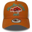 cepice-zaoblena-oranzova-snapback-a-frame-fishing-new-era