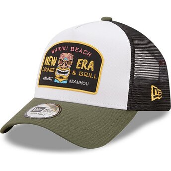 Čepice zaoblená zelená snapback A Frame Location Icon Hawaii New Era