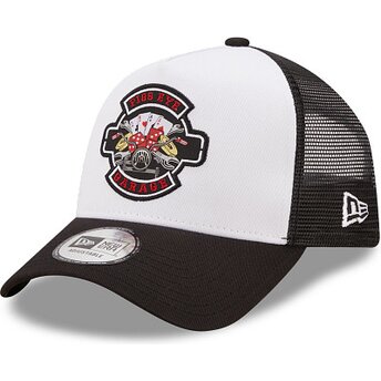 Čepice zaoblená černá snapback A Frame Location Icon Pigs Eye Garage New Era
