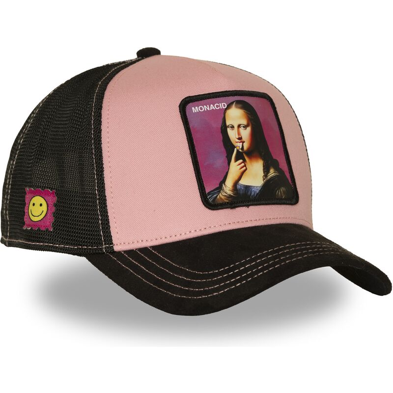 cepice-zaoblena-ruzova-snapback-acid-art1-monacid-mona-lisa-celebrity-capslab