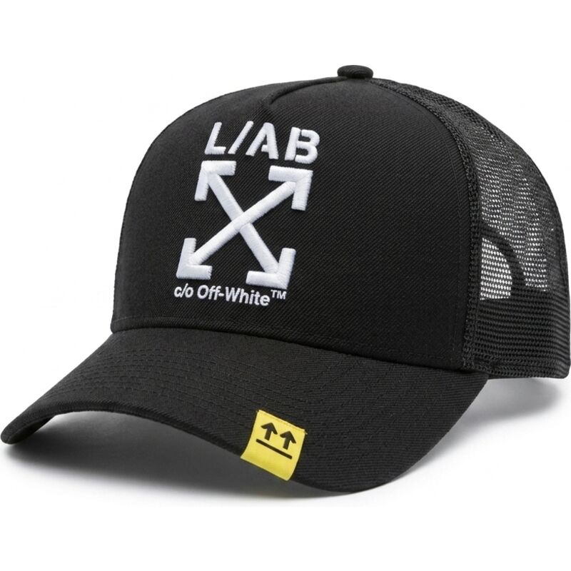 cepice-zaoblena-cerna-snapback-clamp-arrows-l-ab-c-o-off-white