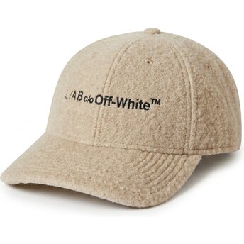 Čepice zaoblená béžová nastavitelný Embroidered Sherpa L/AB c/o Off-White™