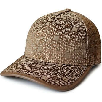 Čepice zaoblená hnědá nastavitelný Off Jacquard Canvas L/AB c/o Off-White™