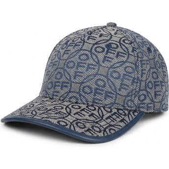 Čepice zaoblená námořnická modrá nastavitelný Off Jacquard Canvas L/AB c/o Off-White™