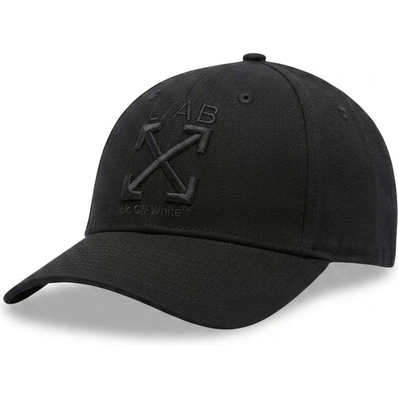 cepice-zaoblena-cerna-nastavitelny-clamp-arrows-twill-l-ab-c-o-off-white