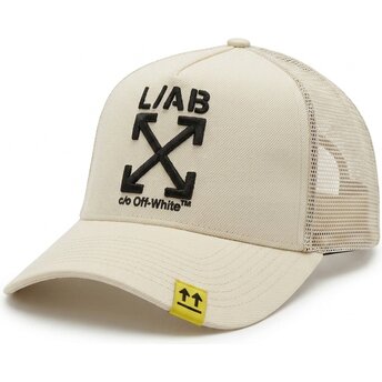 Čepice zaoblená béžová snapback Clamp Arrows L/AB c/o Off-White™
