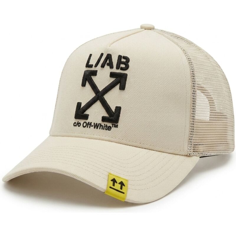 cepice-zaoblena-bezova-snapback-clamp-arrows-l-ab-c-o-off-white