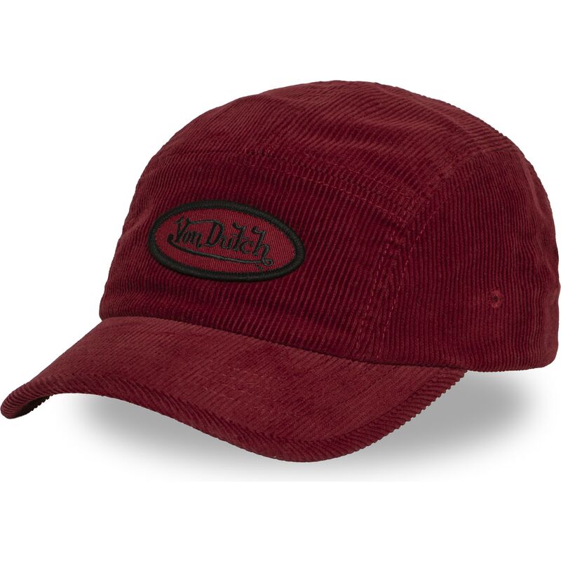 cepice-zaoblena-5-panelova-cervena-nastavitelny-c5p-vel04-von-dutch