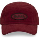 cepice-zaoblena-5-panelova-cervena-nastavitelny-c5p-vel04-von-dutch