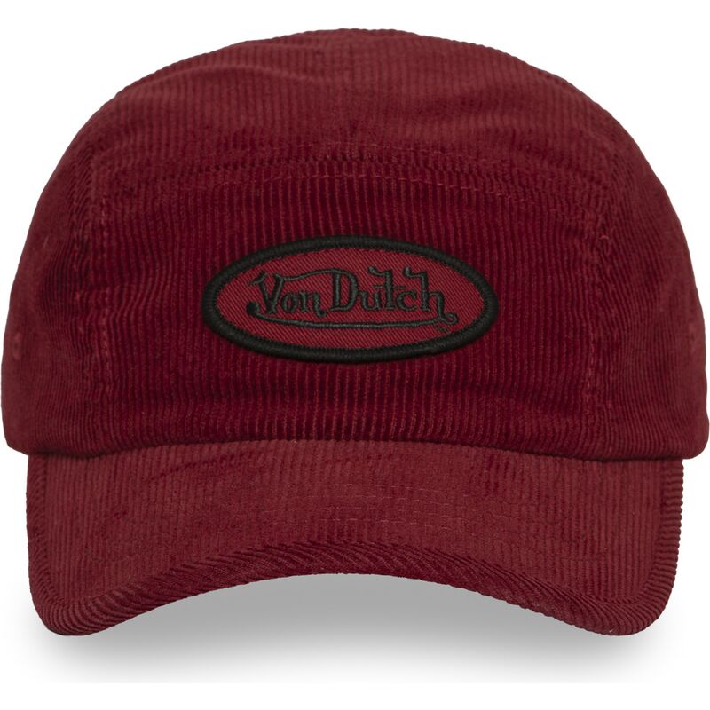 cepice-zaoblena-5-panelova-cervena-nastavitelny-c5p-vel04-von-dutch