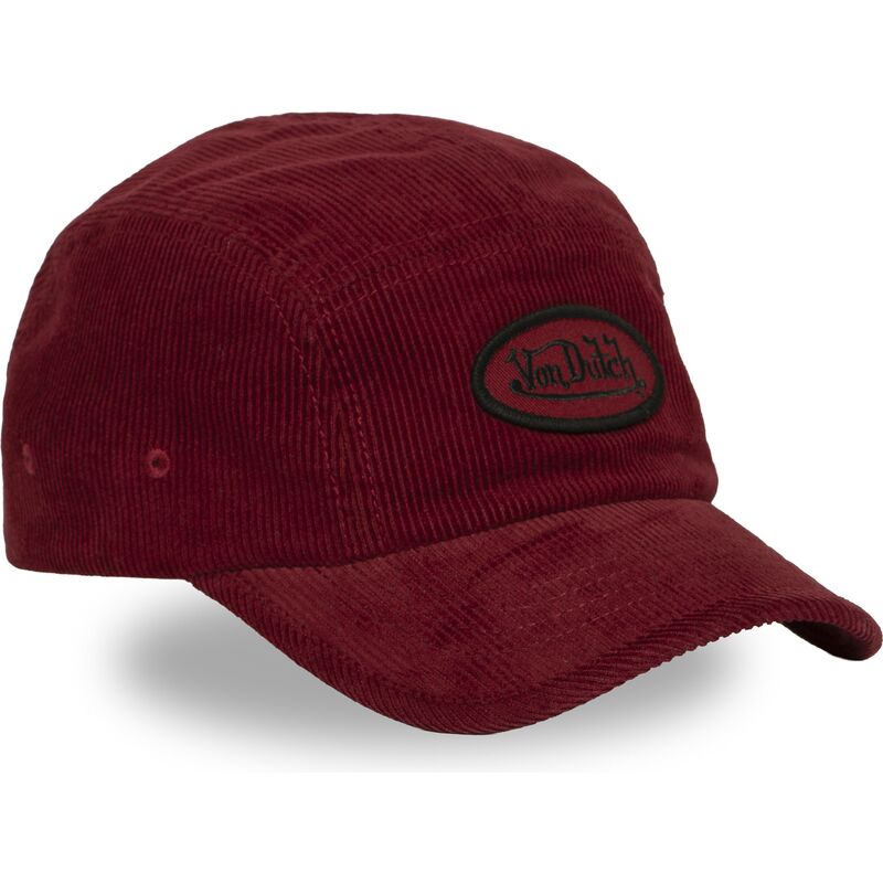 cepice-zaoblena-5-panelova-cervena-nastavitelny-c5p-vel04-von-dutch
