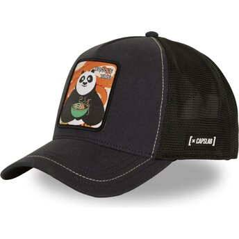 Čepice zaoblená černá snapback KFP2 PAN Kung Fu Panda Po Kung Fu Panda Capslab