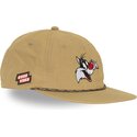 cepice-rovna-bezova-snapback-loo13-goob-sylvester-looney-tunes-capslab