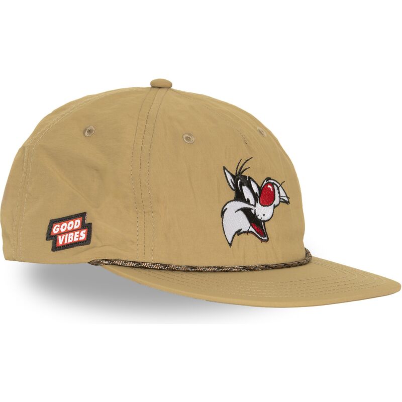 cepice-rovna-bezova-snapback-loo13-goob-sylvester-looney-tunes-capslab