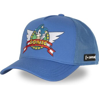 Čepice zaoblená modrá snapback SON1 CLA Sonic Sonic the Hedgehog Capslab