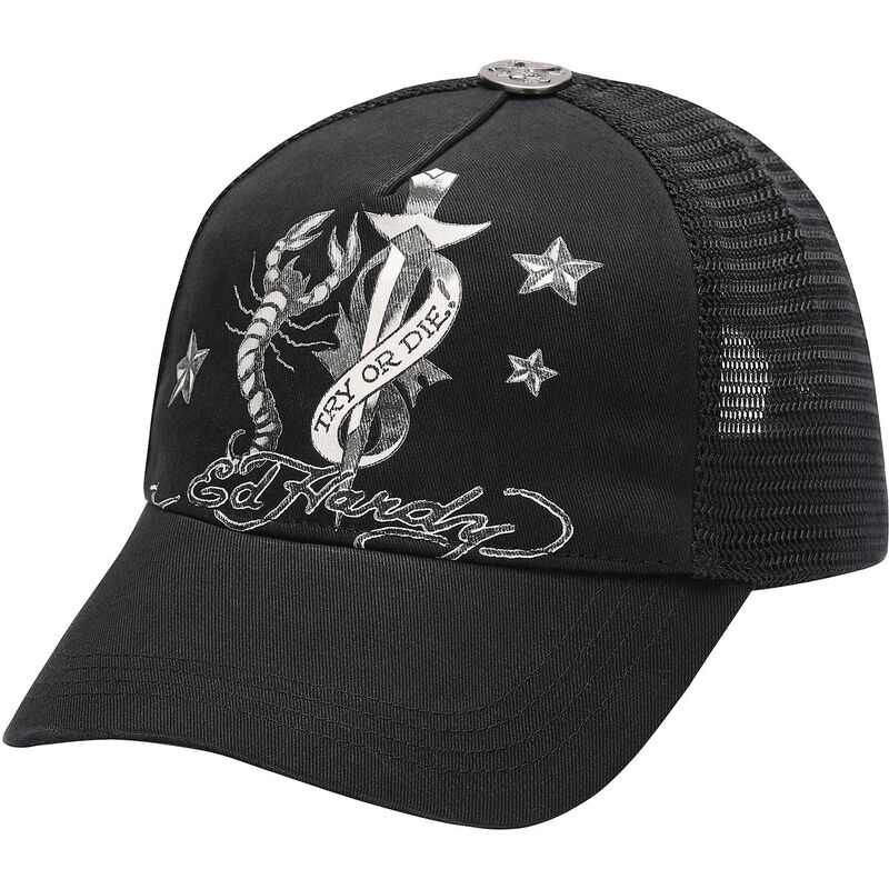 cepice-zaoblena-cerna-snapback-dagger-scorpion-ed-hardy