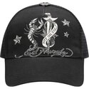 cepice-zaoblena-cerna-snapback-dagger-scorpion-ed-hardy