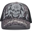 cepice-zaoblena-cerna-snapback-13-skull-ed-hardy