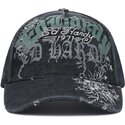 cepice-zaoblena-cerna-nastavitelny-distressed-floral-gothic-ed-hardy