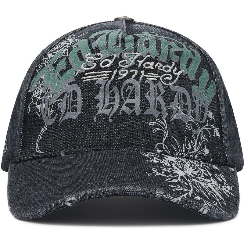cepice-zaoblena-cerna-nastavitelny-distressed-floral-gothic-ed-hardy cepice-zaoblena-cerna-nastavitelny-distressed-floral-gothic-ed-hardy