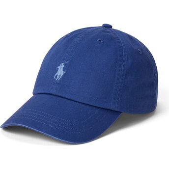 Čepice zaoblená námořnická modrá nastavitelný Cotton Chino Classic Sport Polo Ralph Lauren