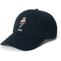 cepice-zaoblena-cerna-nastavitelny-woven-bear-polo-ralph-lauren
