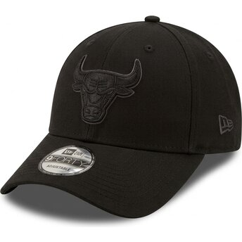 Čepice zaoblená černá nastavitelný 9FORTY Team Outline Chicago Bulls NBA New Era