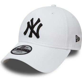 Čepice zaoblená bílá nastavitelný pro děti 9FORTY League Essential New York Yankees MLB New Era