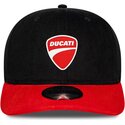 cepice-zaoblena-cerna-snapback-9seventy-stretch-snap-contrast-visor-ducati-motor-motogp-new-era