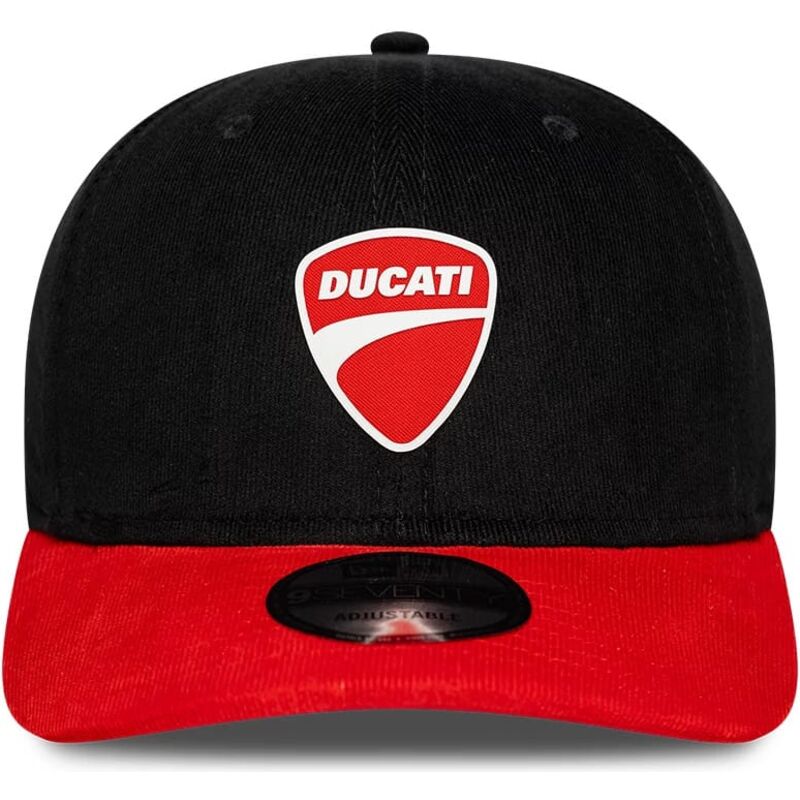 cepice-zaoblena-cerna-snapback-9seventy-stretch-snap-contrast-visor-ducati-motor-motogp-new-era