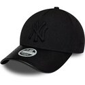 cepice-zaoblena-cerna-nastavitelny-9forty-m-crown-a-frame-fabric-mix-new-york-yankees-mlb-new-era