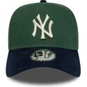cepice-zaoblena-zelena-snapback-9forty-e-frame-suede-visor-new-york-yankees-mlb-new-era