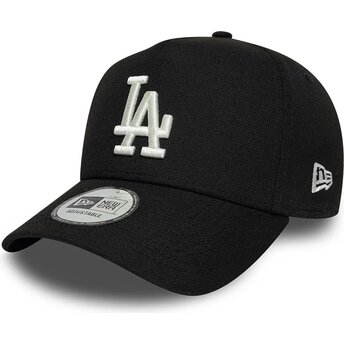 Čepice zaoblená černá snapback 9FORTY E Frame Mythical Icon Los Angeles Dodgers MLB New Era