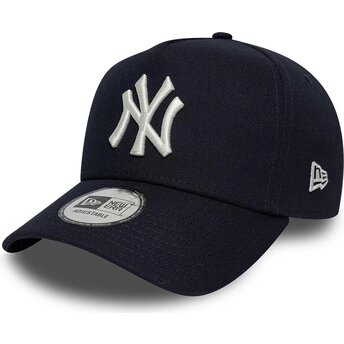 Čepice zaoblená námořnická modrá snapback 9FORTY E Frame Mythical Icon New York Yankees MLB New Era