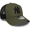 cepice-zaoblena-zelena-snapback-a-frame-league-essential-new-york-yankees-mlb-new-era