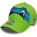 cepice-zaoblena-zelena-snapback-pro-deti-9forty-m-crown-face-leonardo-tortugas-ninja-new-era