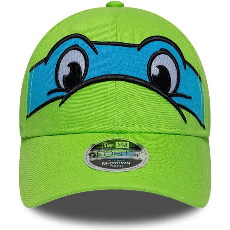 cepice-zaoblena-zelena-snapback-pro-deti-9forty-m-crown-face-leonardo-tortugas-ninja-new-era