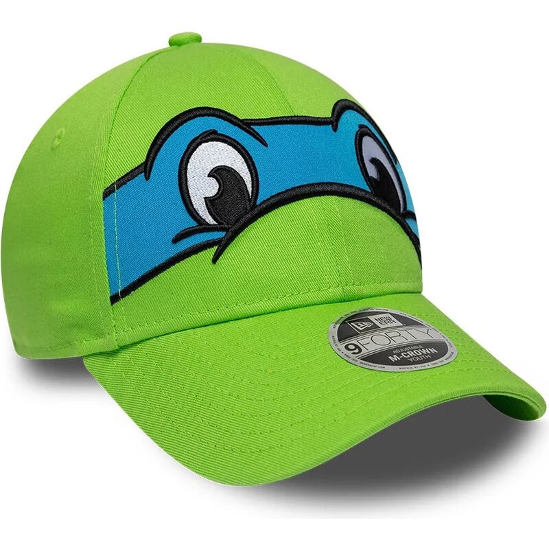 cepice-zaoblena-zelena-snapback-pro-deti-9forty-m-crown-face-leonardo-tortugas-ninja-new-era