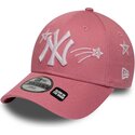 cepice-zaoblena-ruzova-nastavitelny-pro-deti-9forty-space-new-york-yankees-mlb-new-era