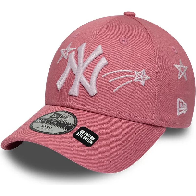 cepice-zaoblena-ruzova-nastavitelny-pro-deti-9forty-space-new-york-yankees-mlb-new-era