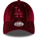 cepice-zaoblena-cervena-nastavitelny-9forty-velour-los-angeles-dodgers-mlb-new-era