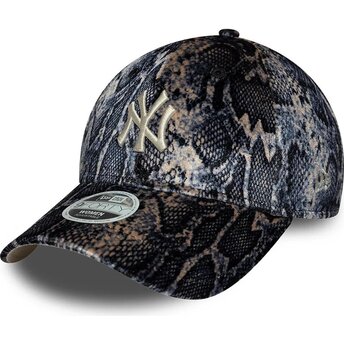 Čepice zaoblená vícebarevná nastavitelný 9FORTY Snake Print New York Yankees MLB New Era