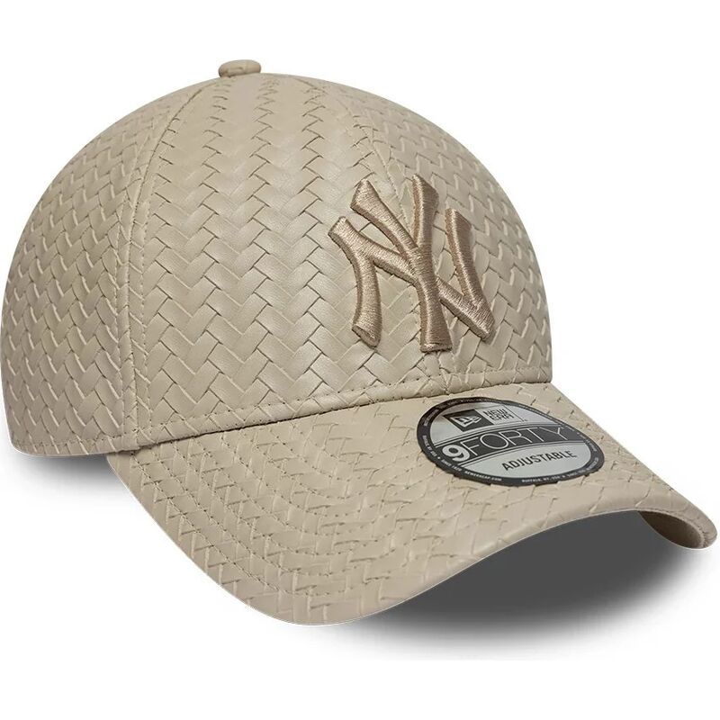 cepice-zaoblena-bezova-nastavitelny-9forty-pu-weave-new-york-yankees-mlb-new-era