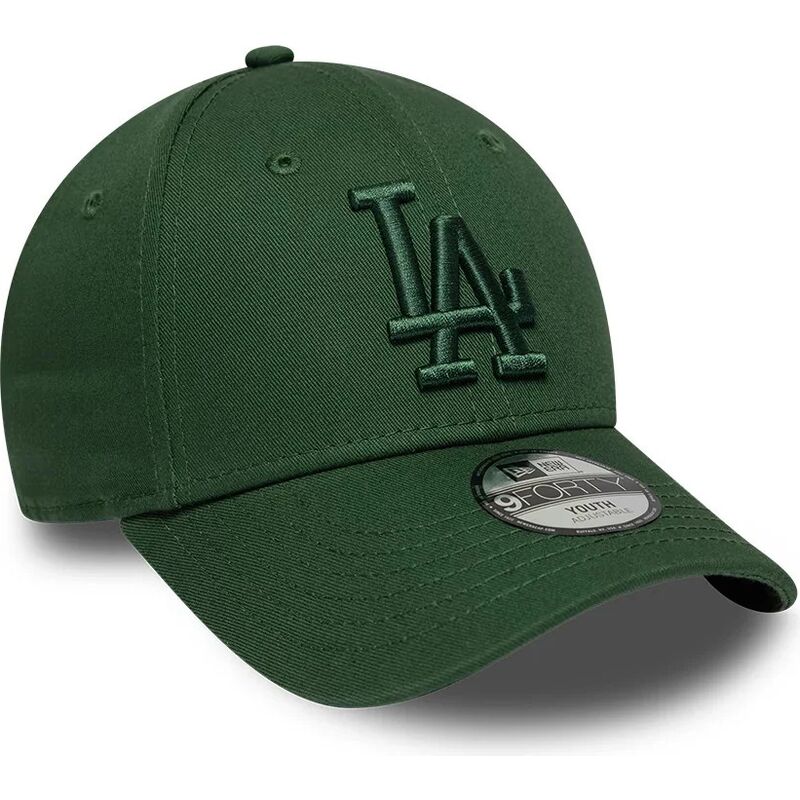 cepice-zaoblena-zelena-nastavitelny-pro-deti-9forty-league-essential-los-angeles-dodgers-mlb-new-era