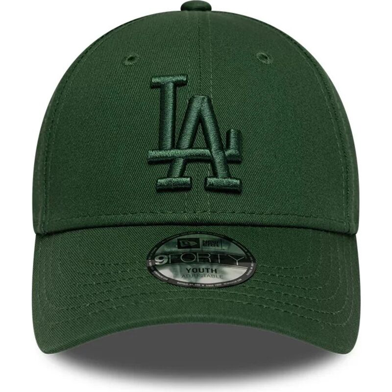 cepice-zaoblena-zelena-nastavitelny-pro-deti-9forty-league-essential-los-angeles-dodgers-mlb-new-era