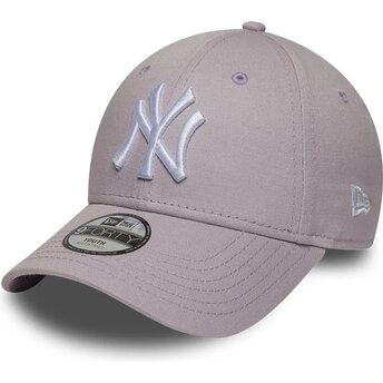 Čepice zaoblená fialová nastavitelný pro děti 9FORTY League Essential New York Yankees MLB New Era