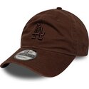 cepice-zaoblena-hneda-nastavitelny-9twenty-washed-midi-los-angeles-dodgers-mlb-new-era