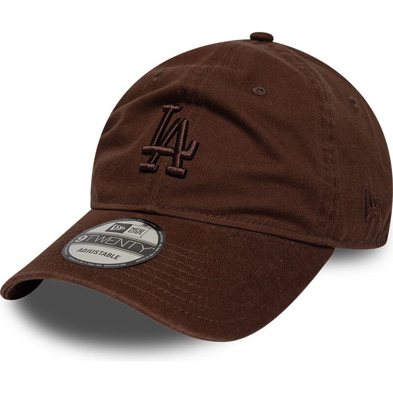 cepice-zaoblena-hneda-nastavitelny-9twenty-washed-midi-los-angeles-dodgers-mlb-new-era