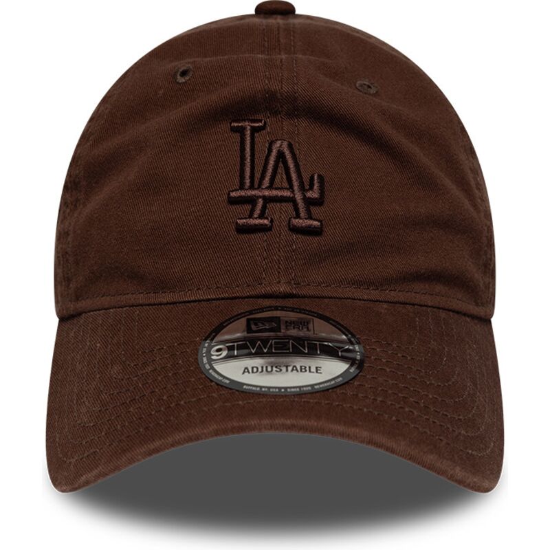 cepice-zaoblena-hneda-nastavitelny-9twenty-washed-midi-los-angeles-dodgers-mlb-new-era