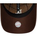 cepice-zaoblena-hneda-nastavitelny-9twenty-mix-check-los-angeles-dodgers-mlb-new-era